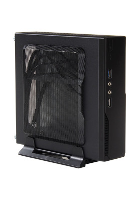 Корпус Casecom M300-2U3 90W 2xUSB3.0 mini-ITX, VESA, Black