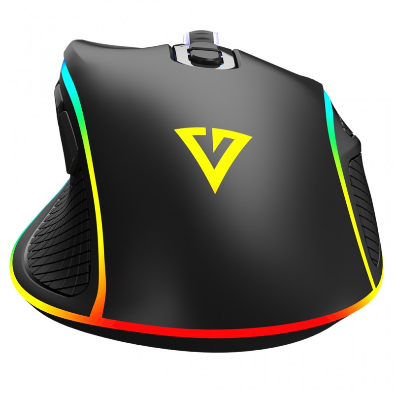 Мишка  Modecom Veles Volcano, ігрова, 12800dpi., 8кн.,RGB, чорна