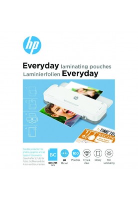 Плівка для ламінування HP Everyday Laminating Pouches, Business Card Size, 80 Mic, 60 x 95, 100 pcs