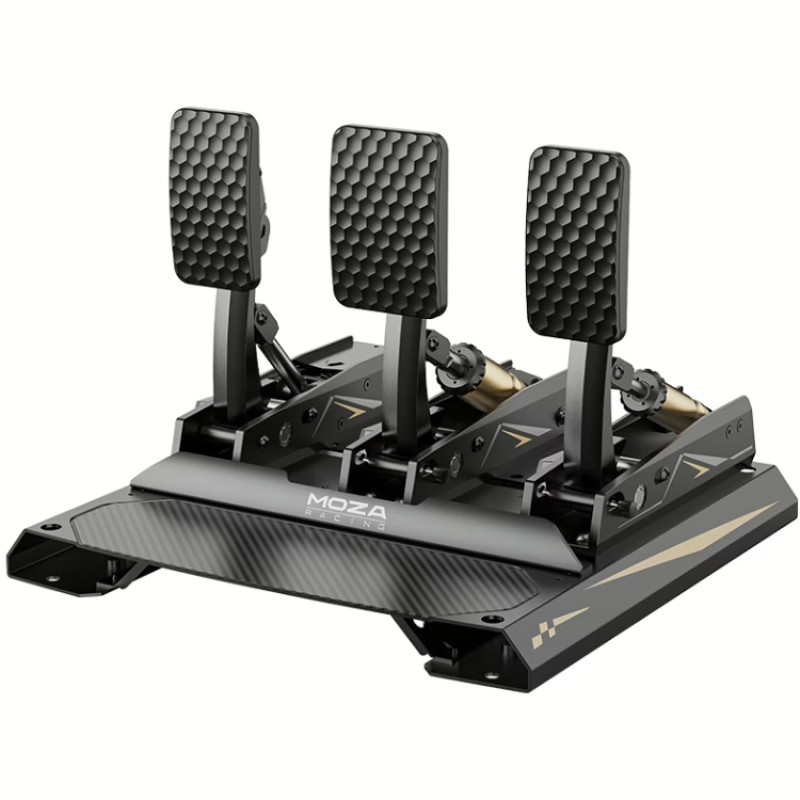 Комплект педалей MOZA CRP2,USB, тензодатчик 200кг, карбонова підставка, чорний