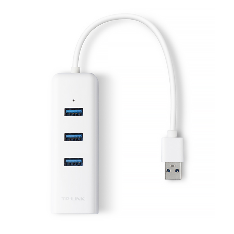 Адаптер WiFi TP-Link UE330, USB 3.0 to Gigabit,  3-Port USB 3.0 Hub, 1 USB 3.0 connector, 1 Gb, 3 US