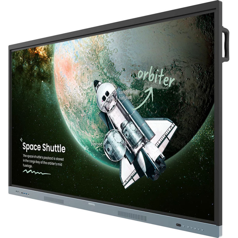 Інтерактивна панель 75" BenQ RE7504, IPS, UHD, колонки, чорна