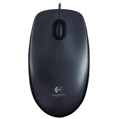 Мишка Logitech M100, 3кн., 1000 dpi, чорна
