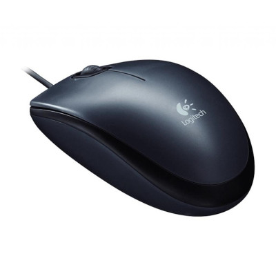 Мишка Logitech M100, 3кн., 1000 dpi, чорна