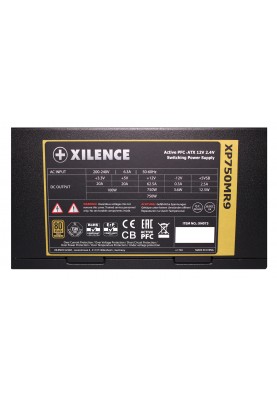 БЖ 750W Xilence XP750MR9 Performance X 80+ Gold, 135mm, Modular, Retail Box