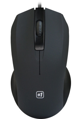 Мишка Defender #1 MM-310, 3кн., 1000 dpi, чорна