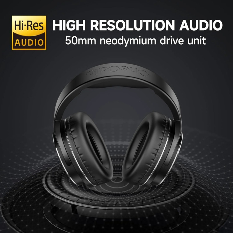 Гарнітура OneOdio Studio Hifi, 3,5мм/6,35мм, Black