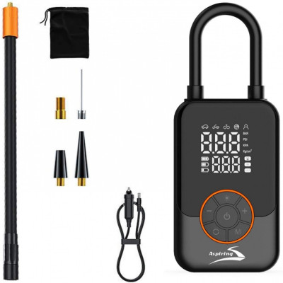 Автомобільний портативний компресор Aspiring Storm 5 70W Power Bank 4000 мАг/LED