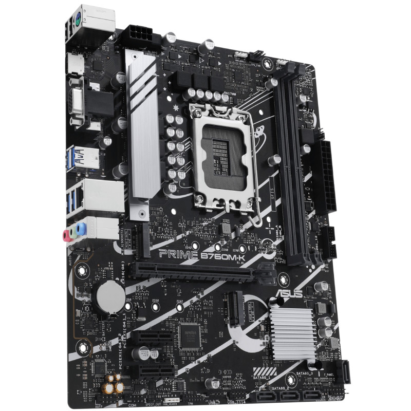 Asus PRIME B760M-K (1700/B760, 2*DDR5, HDMI-VGA, mATX)