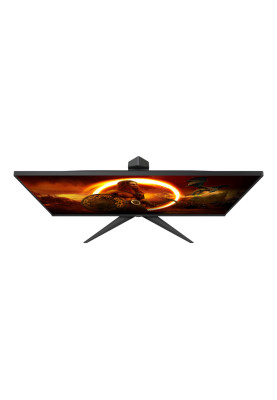 TFT 27" AOC 27G2SAE/BK, VA, 165Гц, VGA, HDMIx2, DP, колонки, чорний з червоним