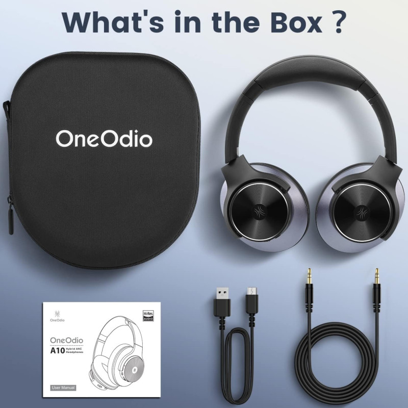 Гарнітура OneOdio A10, Bluetooth+3,5мм Black