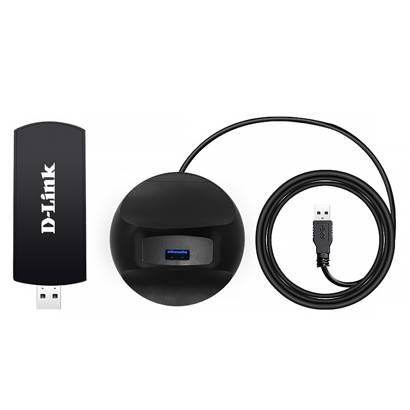 Адаптер WiFi D-Link DWA-192, Wi-Fi 802.AC1900, MU-MIMO, USB 3.0