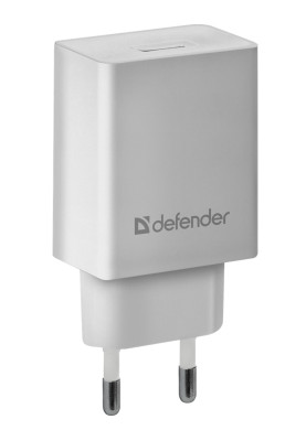 Зарядний пристрій 1xUSB 2.1А EPA-10 білий (пакет) Defender