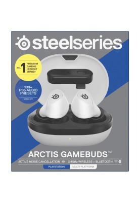 Навушники з мікрофоном SteelSeries Arctis GameBuds  TWS, Bluetooth, White