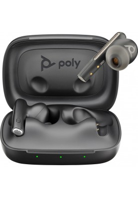 Навушники з мікрофоном Poly TWS Voyager Free 60 Earbuds + BT700C + BCHC Black