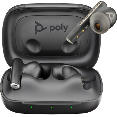 Навушники TWS Poly Voyager Free 60 Earbuds + BT700C + BCHC Black
