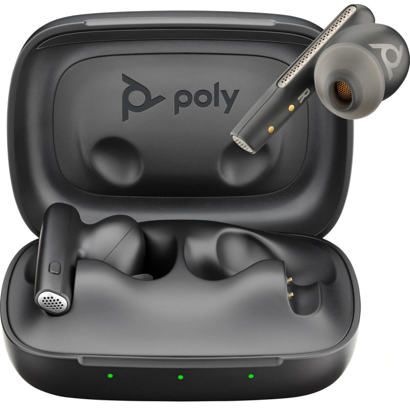 Навушники TWS Poly Voyager Free 60 Earbuds + BT700C + BCHC Black