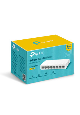 Комутатор TP-Link LiteWave LS1008 8xFE некерований, настільний