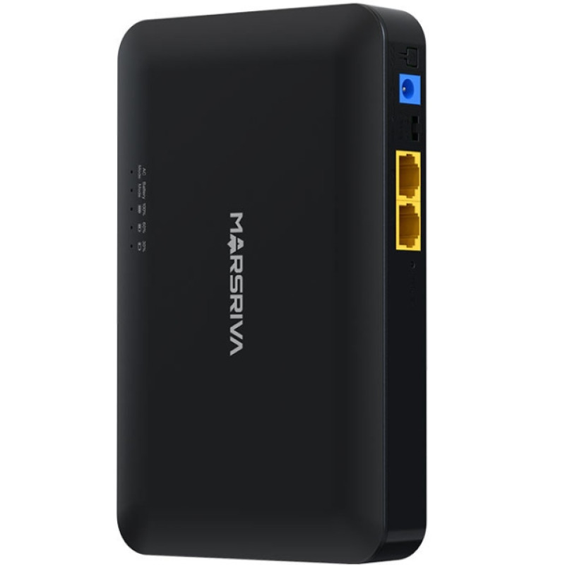 ДБЖ Marsriva DC UPS для роутерів KP2Pro 240VAC 2xDC+PoE24V1A+USB OUT, 2x5V/9V/12V2.5A 30W 8000mAh