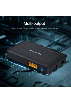 ДБЖ Marsriva DC UPS для роутерів KP2Pro 240VAC 2xDC+PoE24V1A+USB OUT, 2x5V/9V/12V2.5A 30W 8000mAh