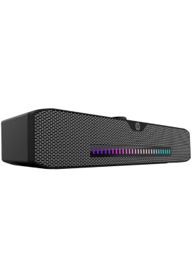 Акустична система 2.0 HP DHS-4200, Bluetooth, 3,5мм+USB, 6Вт, Sound Bar LED RGB, Black