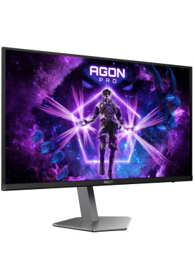 TFT 27" AOC AG276QZD2, QD-OLED QHD 2K, 240Гц, 0,03мс, 2xHDMI, 2xDP, USB-hub, HAS, Pivot, чорно-сірий