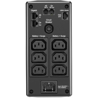 ДБЖ APC Back UPS Pro 900VA/540W, LCD, USB, 6xC13, (BR900MI) ДБЖ APC Back UPS Pro 900VA/540W, LCD, USB, 6xC13, (BR900MI)