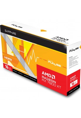 AMD Radeon RX 7800 XT Sapphire PULSE GAMING, 16GB GDDR6, 256 bit, PCI-Express 4.0 x16