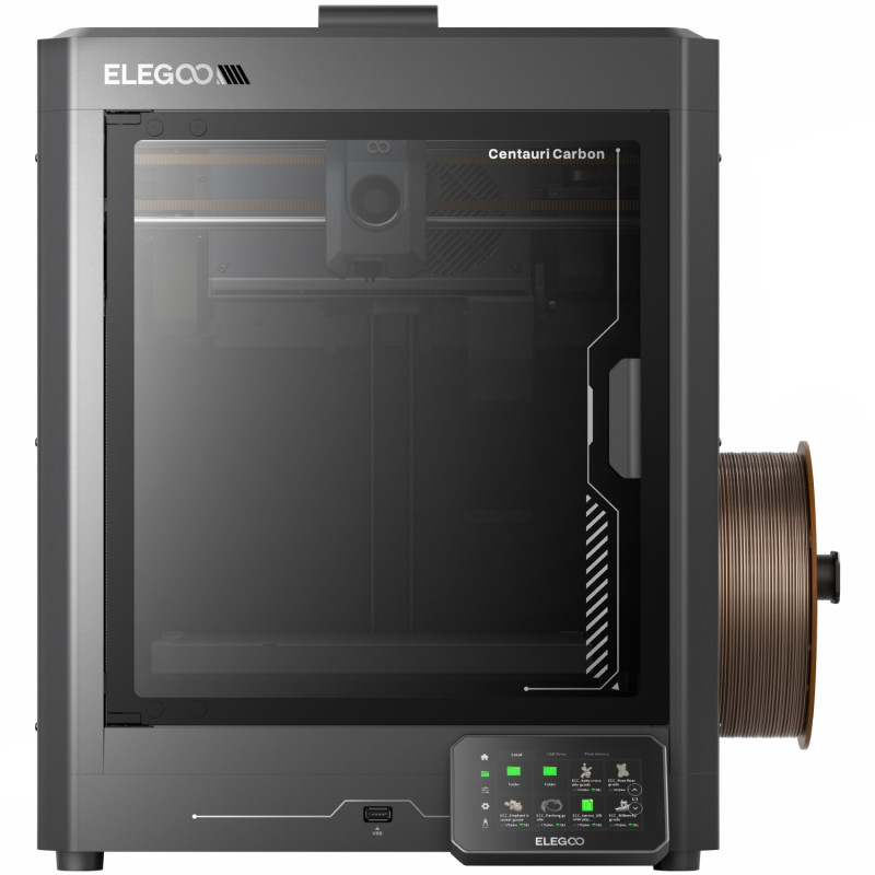 Друкарка 3D ELEGOO Centauri Carbon (FDM 1.75 mm 256x256x256 mm WiFi USB сірий)