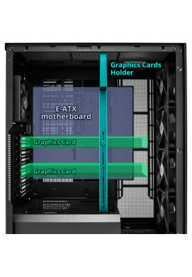 Корпус FSP U500-B без БЖ ATX Black