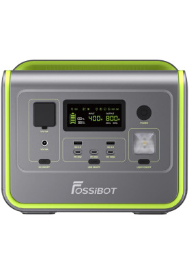 Зарядна станція FOSSIBOT F800 800Вт (512Вт/г) LiFePO4, UPS, MPPT, USB-C PD100 Вт