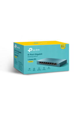 Комутатор TP-Link LiteWave LS108G 8xGE некерований метал. корпус