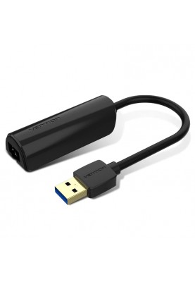 Перехідник USB 3.0 --> Ethernet RJ45 1000Mb чорний Vention