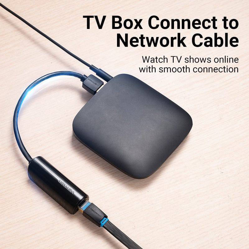 Перехідник USB 3.0 --> Ethernet RJ45 1000Mb чорний Vention