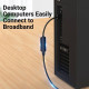 Перехідник USB 3.0 --> Ethernet RJ45 1000Mb чорний Vention