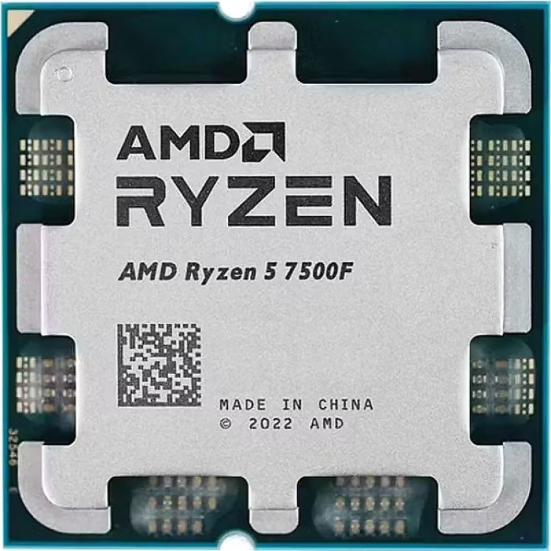 AMD Ryzen 5 6C/12T 7500F (3.7/5.0GHz Boost, 38MB, 65W, AM5, Wraith Stealth cooler) MPK