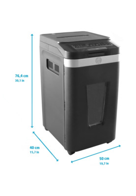 Знищувач документів HP Pro Shred Auto 400MC, A4, 80g х 10 л.,2*12, 53л., P-5