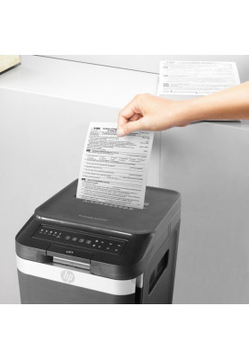 Знищувач документів HP Pro Shred Auto 400MC, A4, 80g х 10 л.,2*12, 53л., P-5