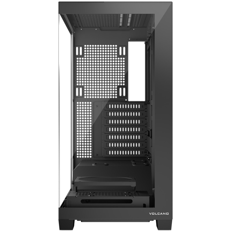 Корпус Modecom VOLCANO STELLAR MIDI w/o fans BLACK без БЖ ATX