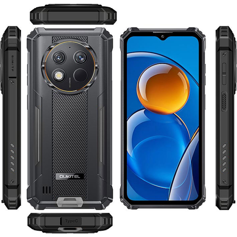 Смартфон Oukitel G1 6.5"HD+ /6GB/256GB/ T606 /10600mAh/48+5Мп/ IP69K /NFC Black