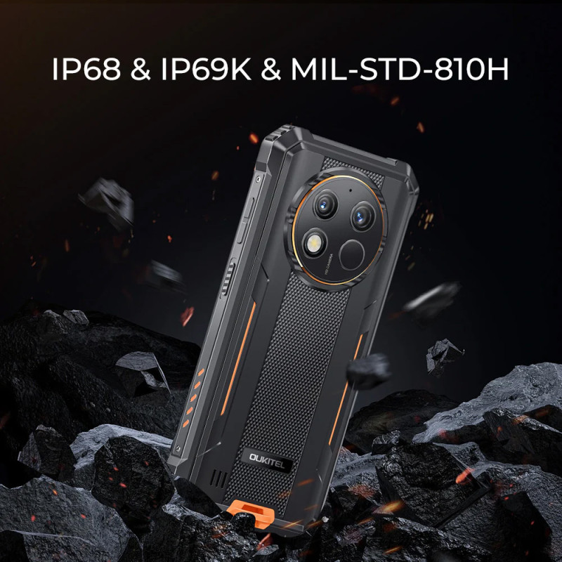 Смартфон Oukitel G1 6.5"HD+ /6GB/256GB/ T606 /10600mAh/48+5Мп/ IP69K /NFC Black