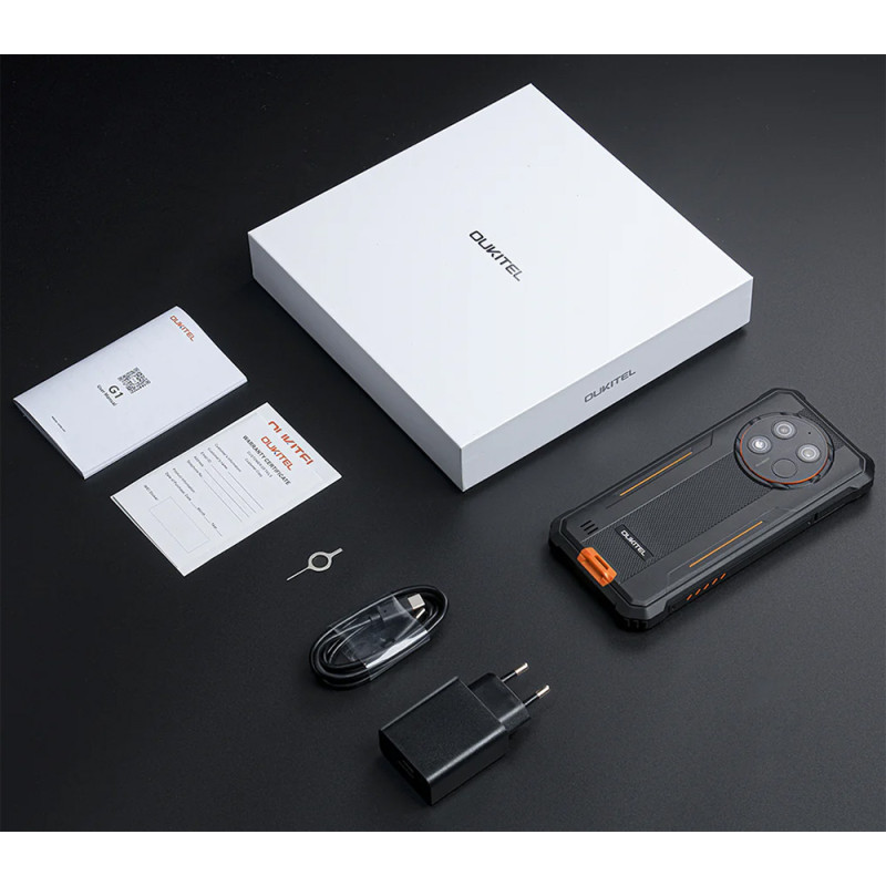 Смартфон Oukitel G1 6.5"HD+ /6GB/256GB/ T606 /10600mAh/48+5Мп/ IP69K /NFC Black