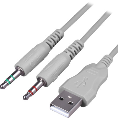 Гарнітура Defender Eclipse, USB, 2м, White