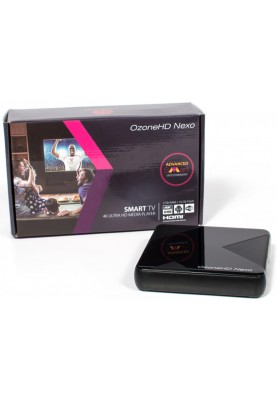 Медіаплеєр OzoneHD Nexo Android 10/UHD/2GB ozu/16gb Memory/Black