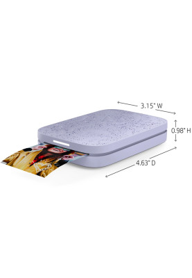 Фотодрукарка портативна HP Sprocket Purple (2"x3",313x400dpi,Zink, 64MB,Bluetooth, колір фіолетовий)