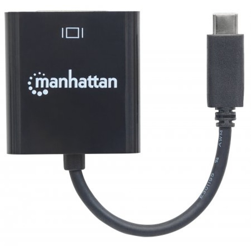 Перехідник USB3.1 Type-C --> DVI (F), Manhattan