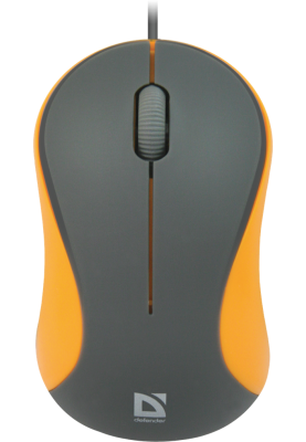 Мишка Defender Accura MS-970, 3кн., 1000dpi, сіро-оранжева