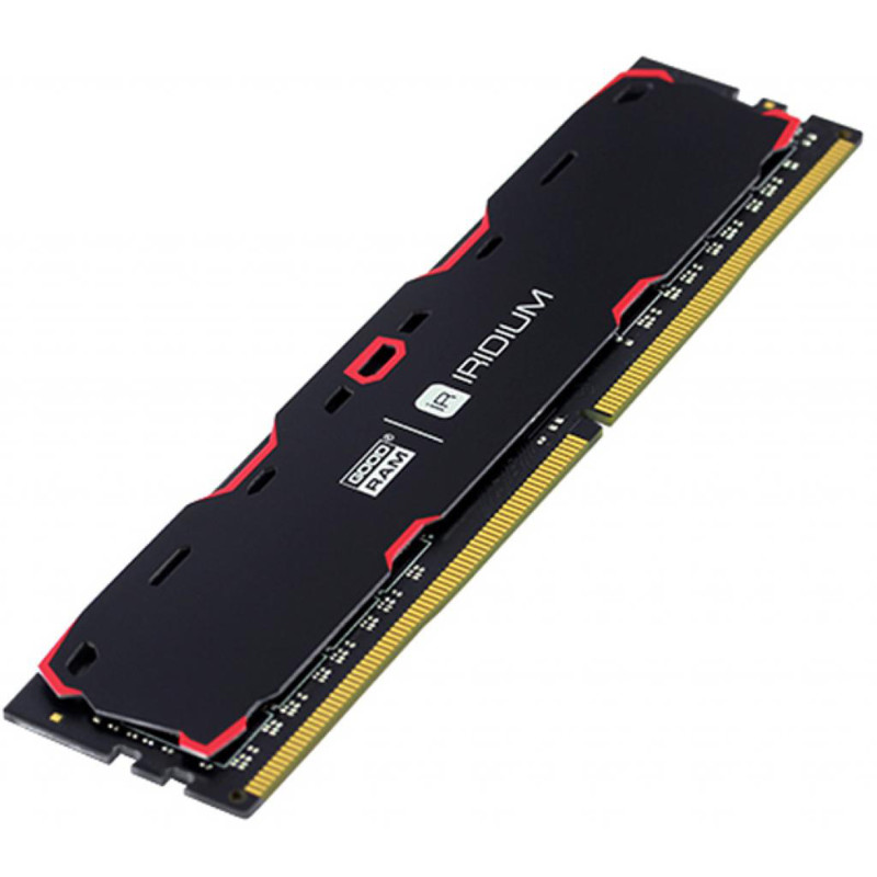 Пам'ять DDR4  8192M 2400MHz GoodRAM IRIDIUM Black, Retail