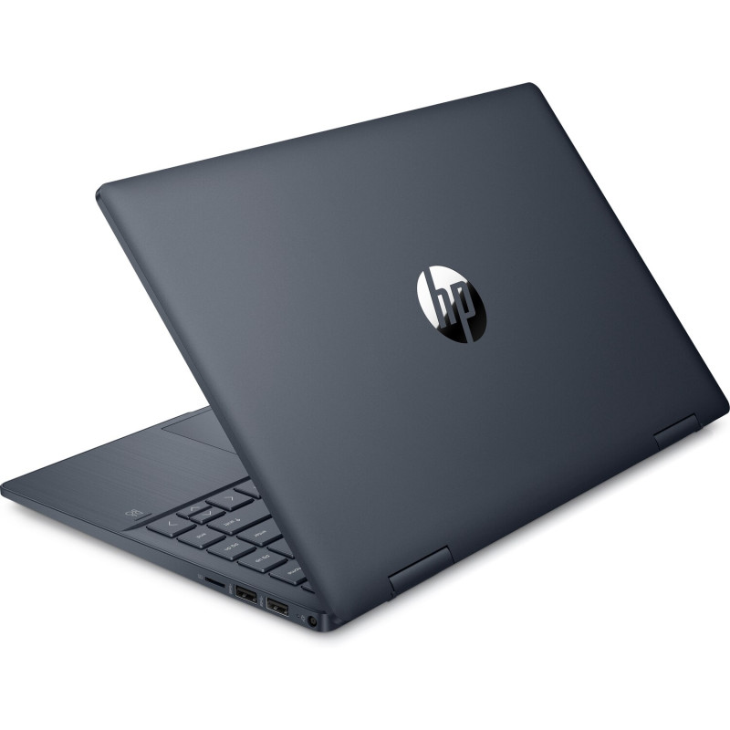 Ноутбук HP Pavilion x360 14-ek1010ua 14" FHD IPS Ts/i3-1315U (4.5)/8Gb/SSD512Gb/Int UHD/Підсв/DOS/Синій (833G5EA)