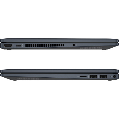 Ноутбук HP Pavilion x360 14-ek1010ua 14" FHD IPS Ts/i3-1315U (4.5)/8Gb/SSD512Gb/Int UHD/Підсв/DOS/Синій (833G5EA)